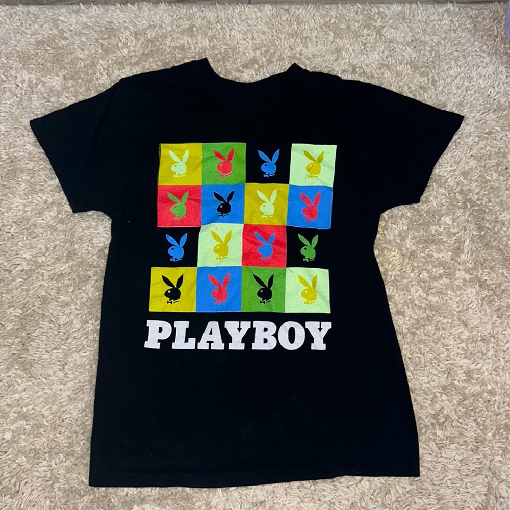 black playboy bunny tshirt, hardly ever worn